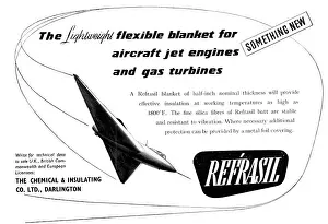 Insulating: Refrasil Flexible Jet Engine Insulation Blankets