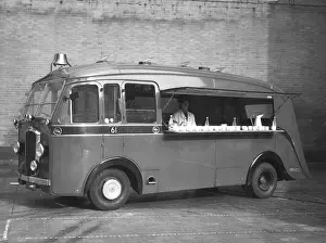 Teacups: Refreshment vehicle at Lambeth HQ