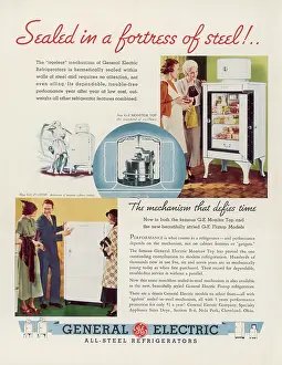 Refrigerator: Refrigerator Advertisement - 1935