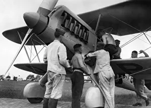 Partly: Refueling of a fighter plane