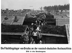 Dnieper: Refugee camp of Orscha, 1918