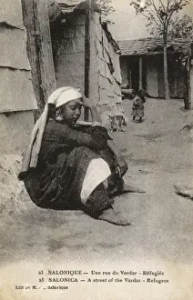 Serb: A refugee in Thessaloniki - sitting in the Vardar District