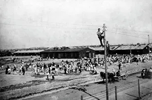 Austrians: Refugees camp in Gmuend, 1916