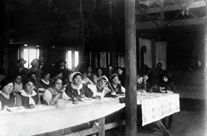 Austrians: Refugees camp in Pohrlitz, 1916
