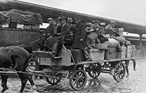 Emigres: Refugees form the eastern German areas after the referendum