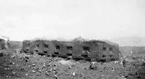 Clear: Refuse left by departing troops, Maktau Camp, Kenya, WW1