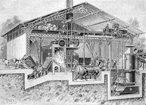 Cross Section: REFUSE TREATMENT PLANT
