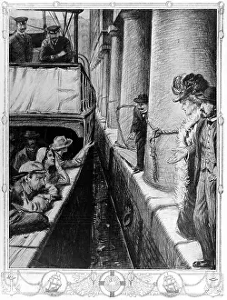 Compatriots: Refused Immigrants on a ship; London Docks, 1911