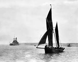 Regatta: Regatta in front of Brixham