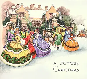 Quasi: Regency Christmas Scene