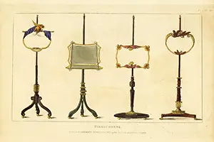 Regency Era: Regency era firescreens for the drawing room