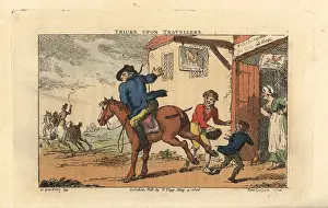 Annals: Regency gentleman on a bucking horse