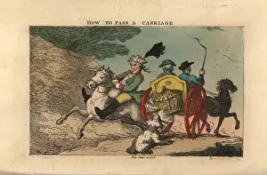 Annals: Regency gentleman losing control of his horse