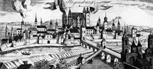 Danube: Regensburg, around 1550