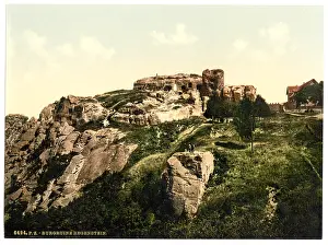 Blankenburg: Regenstein Castle near Blankenburg (Ruins), Hartz, Germany