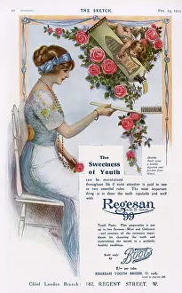 Bower: Regesan toothpaste advertisement, 1914