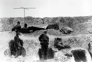 Staves: Regiment command post of the Waffen-SS on the Eastern Front