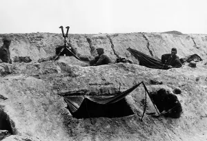 Staves: Regiment command post of the Waffen-SS on the Eastern Front