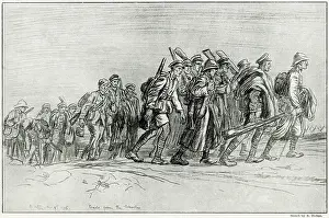 Mudros: Regiment returning from Gallipoli at Mudros, WW1