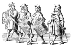 Fife: Regimental musicians at Monck's funeral, 1670
