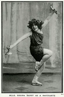 Scandalous: Regina Badet as a Bacchante
