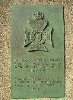 Codenamed: Regina Rifle Regiment Memorial, Courseulles, Normandy