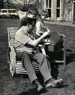 Maudling: Reginald Maudling and sons preparing for the Budget