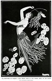 Barbier: Regine Flory in The Passing Show by George Barbier