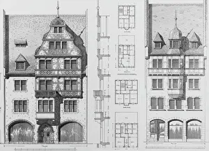 Ins. Of Civil Engineers: Regional Building, with plan, German