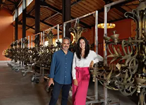 Waxed: Regis and Ines Mathieu, Mathieu Lustrerie, Gargas, Provence