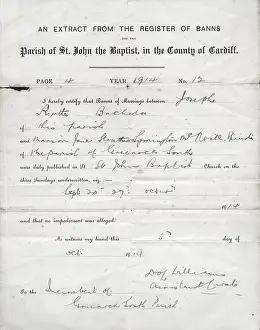 Mcneill: Register of wedding banns, 1914