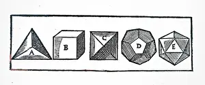 1605: The five regular geometrical solids