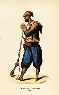 Musket: Regular infantryman in the Algerian resistance