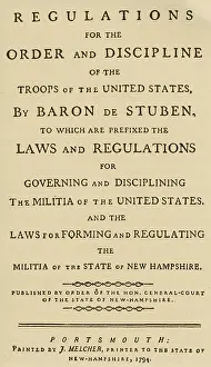 Steuben: Regulations for the Order and Discipline