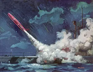 Regulus: Regulus Missle launched from Submarine