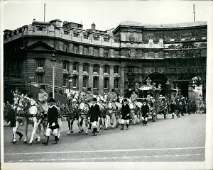 Battledress: Rehearsal for Coronation procession, London