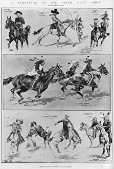 Sandrock: A Rehearsal of the Wild West show