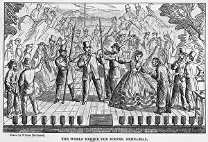 Footlights: REHEARSING IN 1863