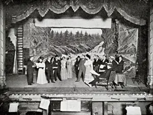 Footlights: Rehearsing a play in ordinary clothes