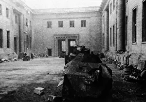 Immediately: Reich Chancellery in Berlin, 1945