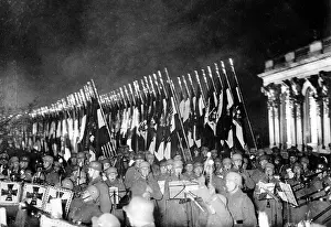 Sanssouci: Third Reich - consecration of the flag, Hitler Youth, 1934