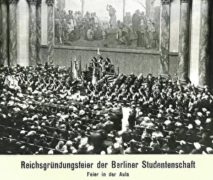 Entitled: Reich foundation ceremony of the studentship