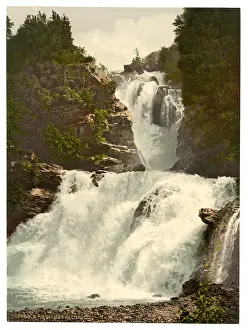 Reichenbach: Reichenbach, general view, Bernese Oberland, Switzerland
