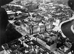 Reichstag and Alsen district in Berlin, 1918