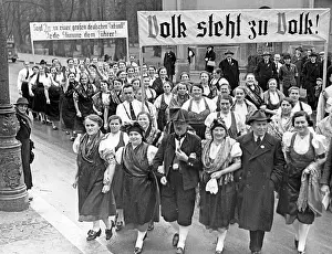 Heading: Reichstag in Cheb, 1938