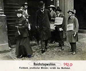 Zentrum: Reichstag elections on the 6th of June, 1920