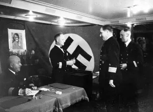 Seaman: Reichstag elections and referendum in 1938 on board of t
