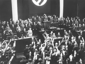 Seldte: Reichstag meeting in the Berlin Krolloper, 1933