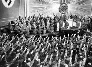 Dorpmueller: Reichstag session at the Berlin Kroll Opera, 1941