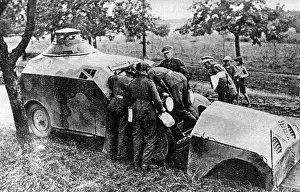 Warthe: Reichswehr practices with dummies